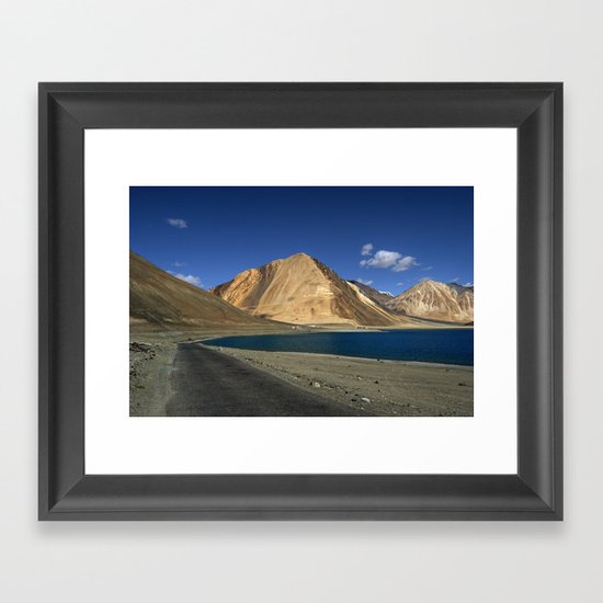 Road to the Blue! Framed Art Print