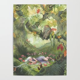 A fairy ring Poster
