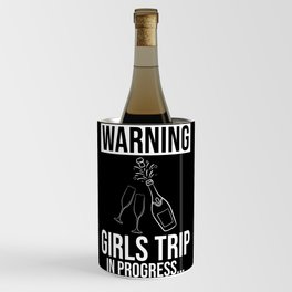 Girls Trip Weekend Las Vegas Wine Glasses Wine Chiller