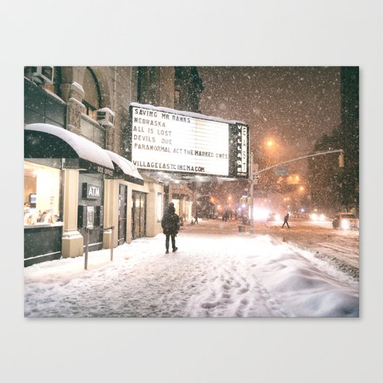 New York City Snow Canvas Print