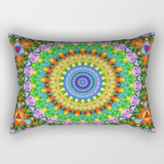 Festival des fleurs Rectangular Pillow
