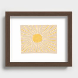 Sunshine Recessed Framed Print