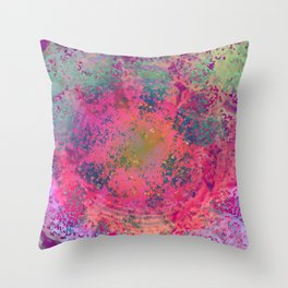 Abstract pop bright art Throw Pillow