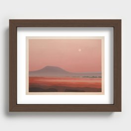 Red Dawn Recessed Framed Print