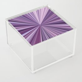 lilac stripes Acrylic Box