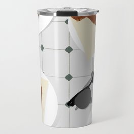 Coffee and Pastries Breakfast Table Travel Mug