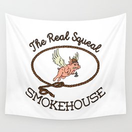 The Real Squeal Smokehouse Wall Tapestry