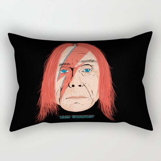 Iggy Stardust Rectangular Pillow