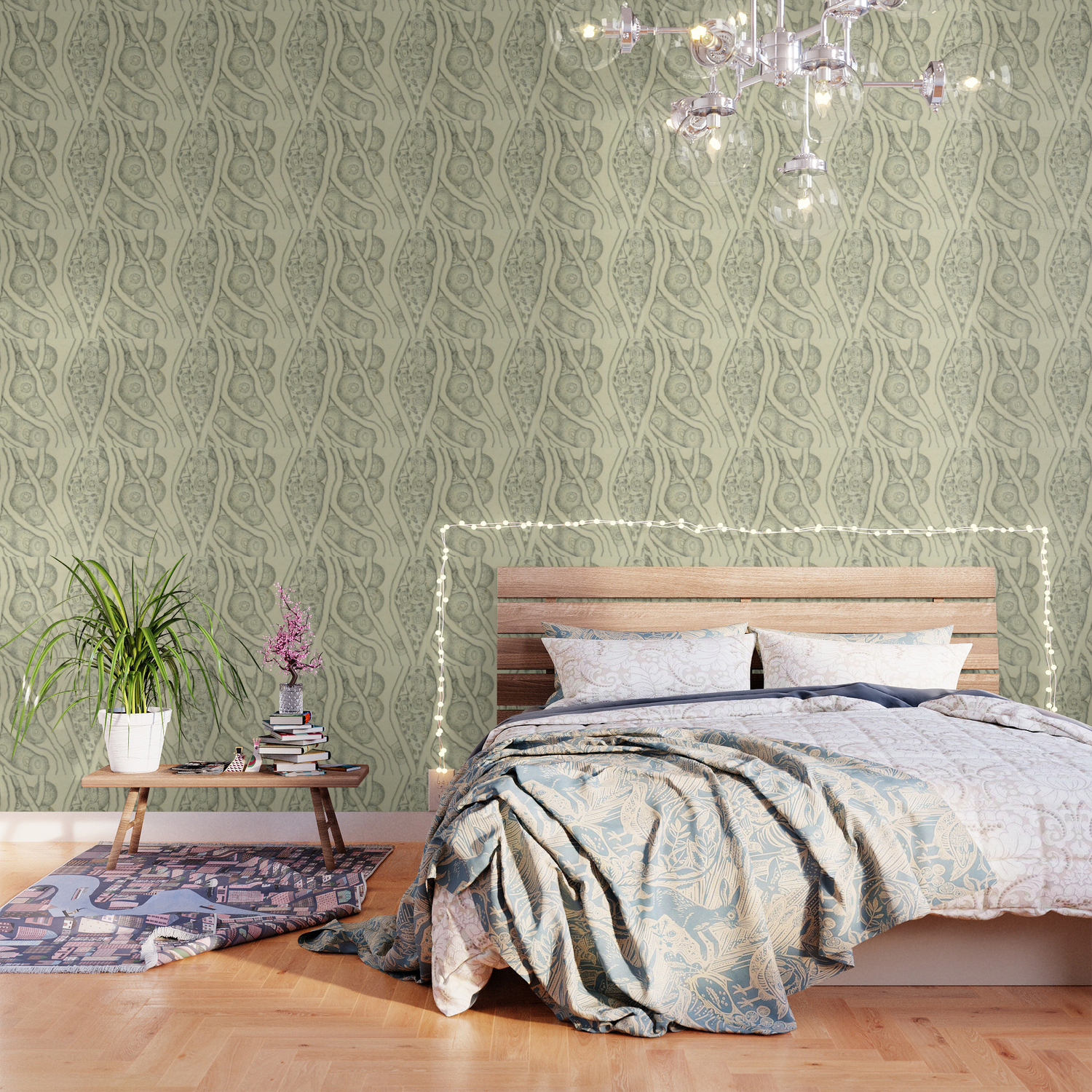 Vintage Cell Biology Wallpaper By Bluespecsstudio Society6