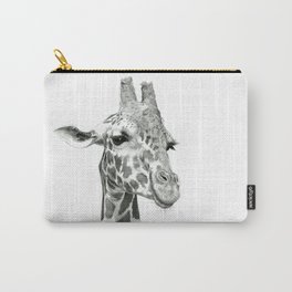Drawing Of A Smiling Giraffe Carry-All Pouch