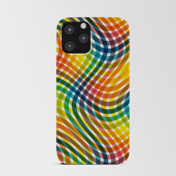 Abstract Colorful Pattern Design. iPhone Card Case