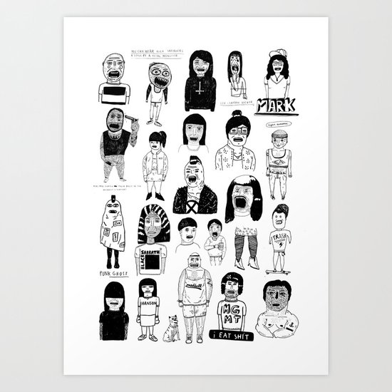 PEEPZ Art Print