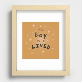 The Boy Who Lived Recessed Framed Print