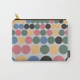 No.14 Circles Force (Retro Style) Carry-All Pouch | Colorful, Retro, Ventage, Force, Dots, Mod, Graphicdesign, Balls, Aesthetic, Hippie 