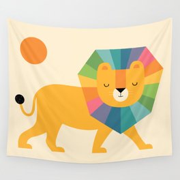 Lion Shine Wall Tapestry
