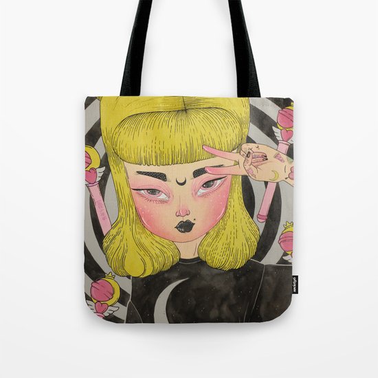 Black Moon Tote Bag