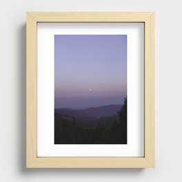 New Mexico Moonrise Recessed Framed Print