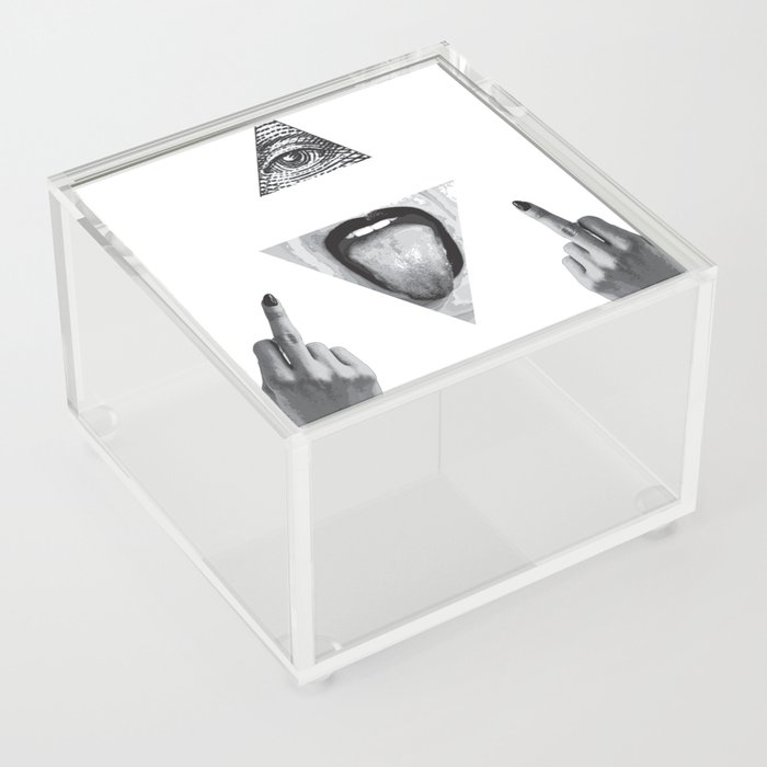 Rebel till the end Acrylic Box