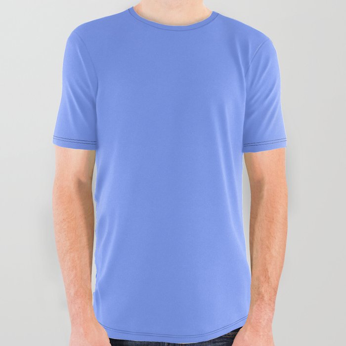 Periwinkle All Over Graphic Tee