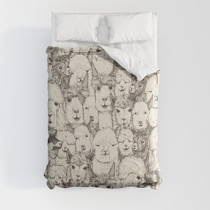 just alpacas natural Comforter