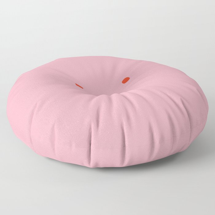 Happy 2 pink Floor Pillow