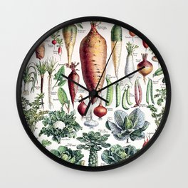 Adolphe Millot - Légumes pour tous - French vintage poster Wall Clock