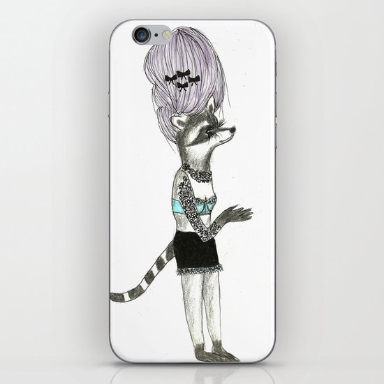 Tattooed Raccoon iPhone & iPod Skin