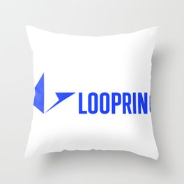 Loopring Crypto Logo Throw Pillow