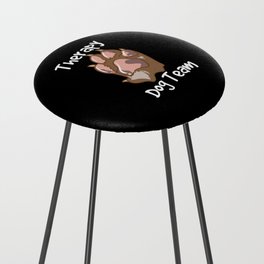 Therapy Dog Team Counter Stool