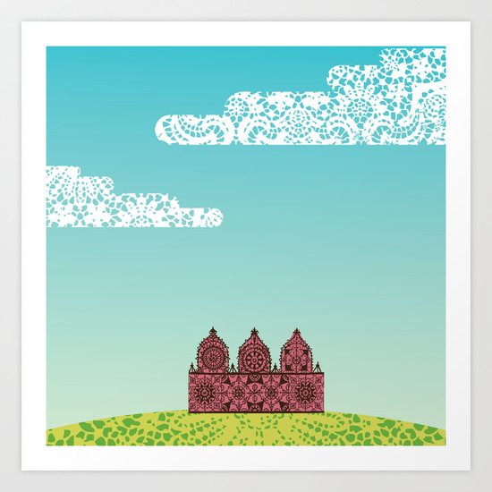 Chantily Castle I Art Print