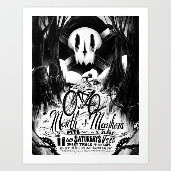 Month of Mayhem Variant 1 Art Print