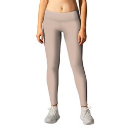 Pale Rose Taupe Solid Color Pairs Sherwin Williams Heart 2020 Forecast Color Likeable Sand SW 6058 Leggings | Soft, Pale, Warm, Minimal, Minimalism, Solidcolor, Spring, Muted, Rouge, Natural 