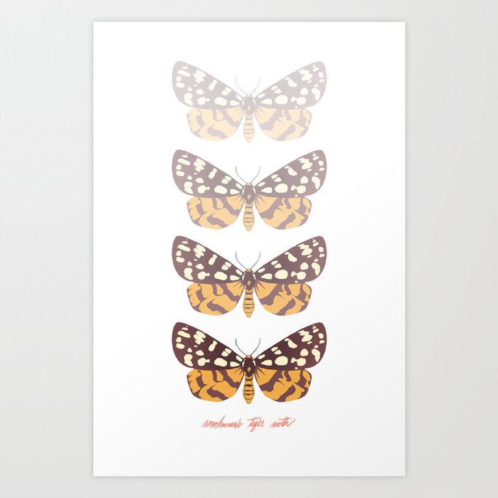Ranchman's Tiger Moth Art Print