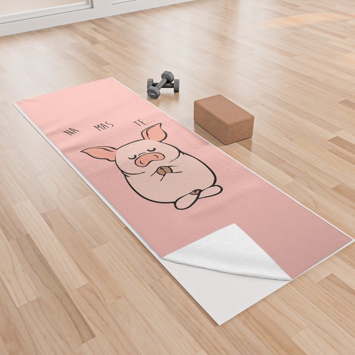 NAMASTE Pig Yoga Towel