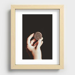 Delicious Oreo cookies in the sunlight Recessed Framed Print
