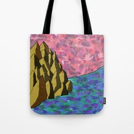 Space Rock of Fallen Blossoms Tote Bag