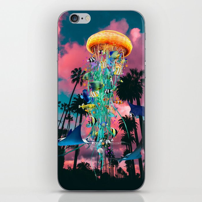 Electric Jellyfish In California iPhone Skin