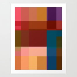 Put Your Favorite Colors On Geometric Art Art Print