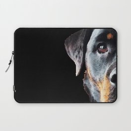 Rottie Love - Rottweiler Art By Sharon Cummings Laptop Sleeve
