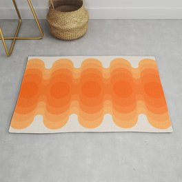 Echoes - Creamsicle Area & Throw Rug