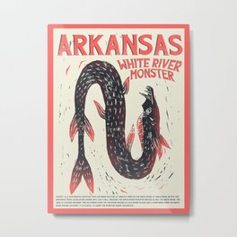 Arkansas White River Monster Metal Print