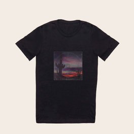 Darkness In The Desert - America As Vintage Album Art T-shirt
