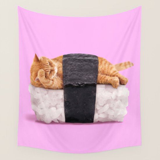 SUSHICAT Wall Tapestry