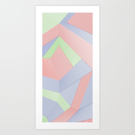 Lines Art Print