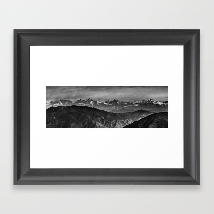 Himalayan Panorama Framed Art Print