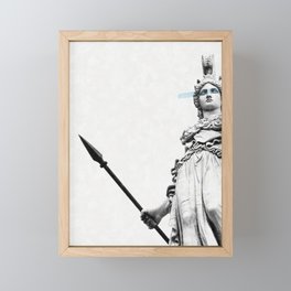 Athena the goddess of wisdom Framed Mini Art Print
