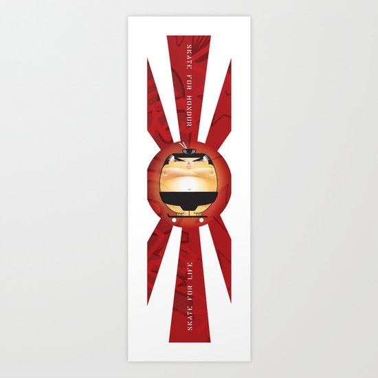 Skate for Honour. Skate For Life. Art Print