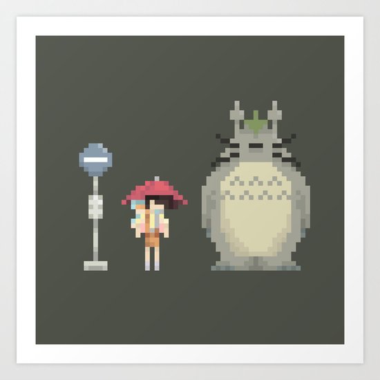 Totoro Art Print