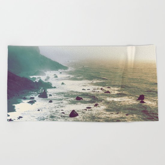 Lost at Sea Beach Towel