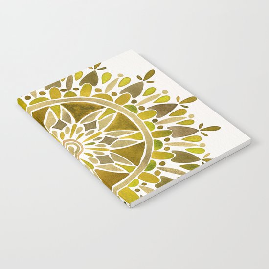 Gold Mandala Notebook